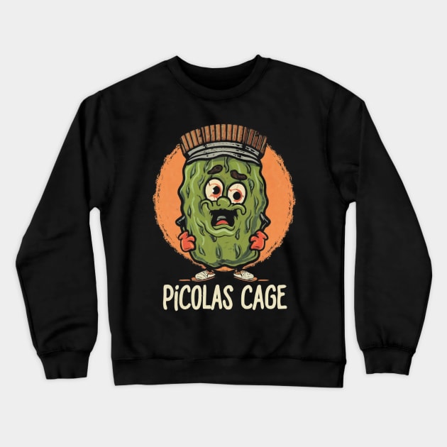 Picolas Cage Crewneck Sweatshirt by Aldrvnd